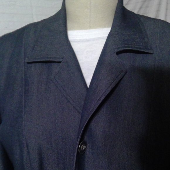 Signature by Larry Levine Size Light Weight Denim Skirt Suit - Picture 5 of 13